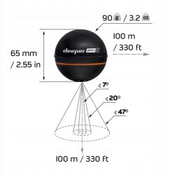Deeper Smart Sonar PRO+2 Sonar Yes Black (FLDP-39)
