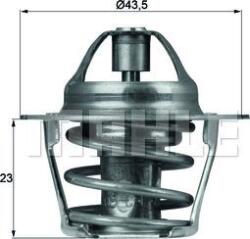 MAHLE TX 61 83 - Termostat, lichid racire - MAHLE-TX 61 83 (MAHLETX6183)