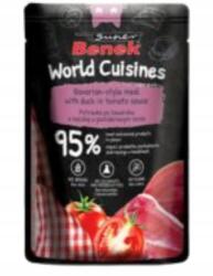 Super Benek Benek World Cuisines macskaeledel 100g Kacsa paradicsomos szószban (5905397024323)