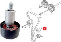 VAG 04E109244B - Rola ghidare / conducere, curea distributie - OE ITEM - VAG-04E109244B (VAG04E109244B)