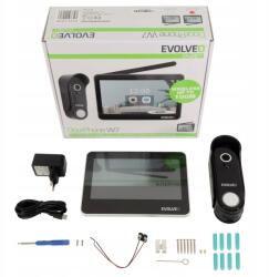 Eurobatt Evolveo DoorPhone W7 fekete monitor (EVOLVEO)