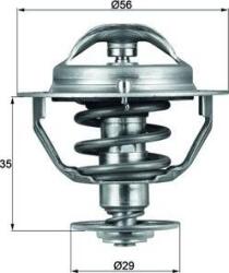 MAHLE TX 73 82D - Termostat, lichid racire - Termostat sistem racire 82°C CITROEN C4 AIRCROSS. C - CROSSER. C - CROSSER ENTERPRISE. FSO POLONEZ I. LEXUS GS. IS I. IS SPORTCROSS. - MAHLE-TX 73 82D (MAHLETX73