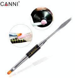 CANNI 2in1 Spatula és ovális szőrű ecset (86202)
