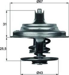 MAHLE TX 23 71D - Termostat, lichid racire - TERMOSTAT. LICHID RACIRE - compatibil Man - MAHLE-TX 23 71D (MAHLETX2371D)