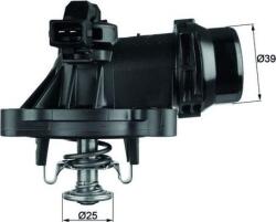 MAHLE TM 18 105 - Termostat, lichid racire - Termostat sistem racire 105°C. in carcasa BMW 1 E81. 1 E82. 1 E87. 1 E88. 3 E46. 3 E90. 3 E91. 3 E92. 3 E93. 5 E60. X1 E84. X3 E - MAHLE-TM 18 105 (MAHLETM18105)