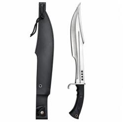 DEPOX Maceta outdoor DEPOX®, otel inoxidabil, negru, teaca piele inclusa, 68 cm (1541)