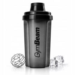 GymBeam shaker Transparent Black 700 ml Fekete Bpa mentes szűrővel (GymBaem)