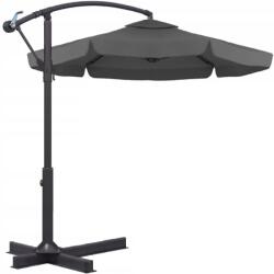  Umbrela de soare pliabila pentru gradina ARCADIA 300 cm, gri