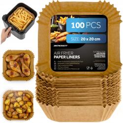 Berdsen Sütőpapír Olajsütő Betét 100 db Airfryer Forma 20 cm (364905)