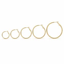 Olivie 10244 KRUHY GOLD fülbevaló Átmérő: 70mm (ANQ)
