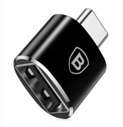 Baseus mini adapter USB-A-ról Usb-c OTG-re fekete