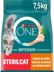 ONE Bifensis Sterilizált granulátum macskáknak csirkével 7, 5 kg (8445291097346)