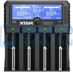 XTAR VP4L Plus Dragon Akkumulátor Töltő