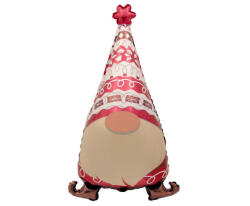 GoDan Karácsonyi Gnome fólia lufi 91 cm MLG318456A (MLG318456A)