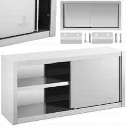Royal Catering Gasztronómiai fali szekrény tolóajtóval Acél 120 x 45 x 60 cm (10011662)