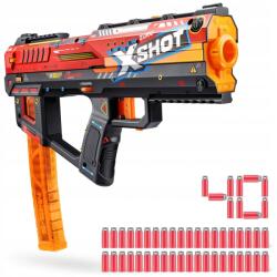 ZURU Pisztoly Xshot Skins Pro Series Performance Fury-x Hatótávolság 20M 40 Nyíl (36772 CZERWONY)