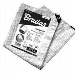 Bradas Leno Vasalt Ponyva Átlátszó 1, 5x2m Bradas PLC100 (PLC1001,5/2)
