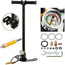 SucceBuy Padlópumpa 4500PSI 310BAR 3 fokozatú kézi levegőpumpa (SDQQCQB4000PSVH1R)