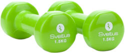 Sveltus Súlyzó szett 1, 5 kg 2 db Sveltus Epoxy zöld 1187 (1187)