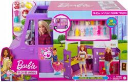 Mattel Foodtruck Nyitható Baba Furgon Új Játék Szett GMW07 (GMW07)