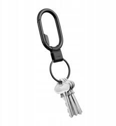 Orbitkey Mini kulcstartó karabiner fekete (9348824005315)