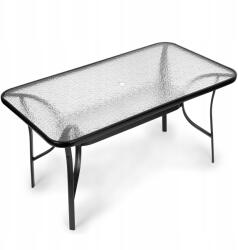 ModernHOME Üveg kerti asztal 140x80 cm terasz erkély MultiGarden (STÓŁ STOLIK OGRODOWY SZKLANY 140x80cm TARAS)