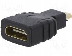Gembird Adapter; Hdmi aljzat, micro Hdmi csatlakozó; fekete (A-HDMI-FD)