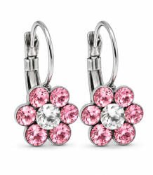 VIRÁG kapcsos fülbevaló - 12 mm (light rose) felnőtt méret (2026093002)