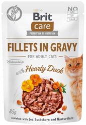 Brit Care Macskafilé mártásban Ízletes kacsa tasak 85g (8595602540518)