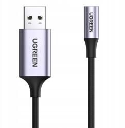 UGREEN Audio adapter Ugreen CM477, Usb Mini Jack 3.5mm Aux (szürke) (TaoDVA3120)