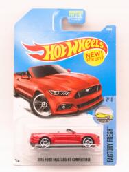 Mattel 2015 Ford Mustang Gt Convertible Piros (L2593-DTW81)
