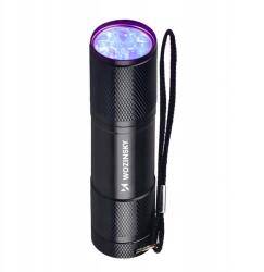 Wozinsky Uv zseblámpa Wozinsky WLD-9L IP65 nyomérzékeléshez fekete (5907769389122)