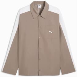 PUMA Férfi ing Puma T7 Relaxed Woven bézs 63836281, L (63836281)