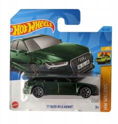 Mattel 2017 Audi Rs 6 Avant, zöld Hot Wheels 1: 64 (HKH69)