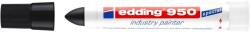 edding Ipari marker "950", fekete, 10 mm, kúpos hegy, Edding (e-950)