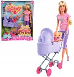 Steffi Love: Sunshine iker babakocsis baba 2 változatban Simba Toys (105738060 B)