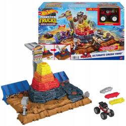 Mattel Monster Trucks Arena Smashers Pálya Szett Piramis Bontás Autó (HNB96)