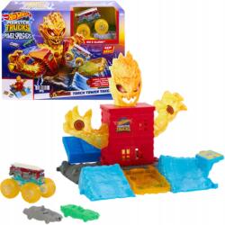 Mattel Monster Trucks Autópálya Tűztorony Arena Smashers Autó (HTP39)