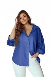 Trendyol Sötétkék Plus Size Ing Gallérral És Gombokkal 48 5AA