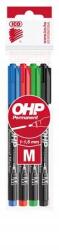 ICO Permanens marker, Ohp, M, 4 szín, 1-1, 5 mm, Ico