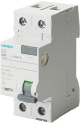 Siemens Differenciáláram kapcsoló 2P 40A 30mA 230V F típus 5SV3314-3 (5SV3314-3)