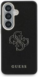 GUESS Husa Guess Grained Big 4G Metal Logo compatibila cu Samsung Galaxy S26, Negru (3666339612917)
