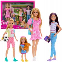 Mattel Nagy Szett 4 Baba Nővér Skipper Stacie Chelsea Barbie Kiegészítők (HWJ01)