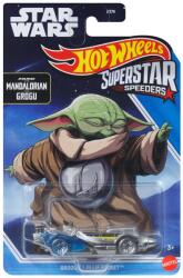 Mattel Hot Wheels: Superstar Speeders Star Wars Grogu Ollie Rocket kisautó 1/64 (HRT63)
