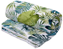 Alcam Pilota Alcam Jungle 220x200 cm, 2 persoane, 4 anotimpuri, fibra siliconica, husa microfibra, cu model