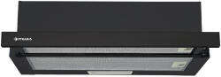 Pyramis Hota telescopica Pyramis Sliding ATS2 Full Black, 59.5 cm, 334 mc h, 2 motoare, 2 viteze, Clasa D (202300283) Hota