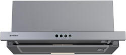 Pyramis Hota telescopica Pyramis Turbo ERN 2056 Inox 60, 60 cm, 760 mc h, 4 viteze, Clasa A (202300580) Hota