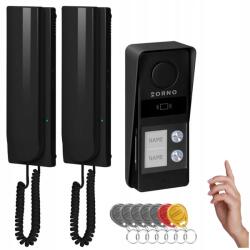ORNO Kétlakásos vezetékes kaputelefon szett Atin Multi Rfid olvasó (OR-DOM-RD-938/B)