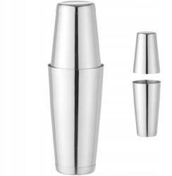Hendi Boston Shaker 2 Részes Koktél Ital Tin On Tin 0.8 L Ezüst (596401)