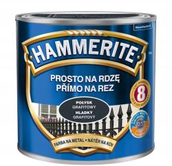 Hammerite Rozsdaátalakító festék 0, 25L Grafit Színű Fényes (5903525335693)